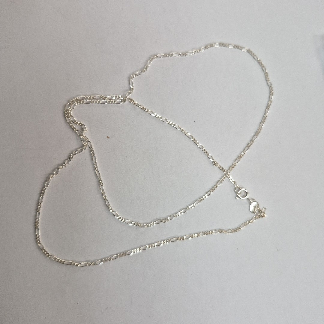 CADENA TEJIDO 3X1 PLATA .925 55 CM 2.4 GR (NUEVO)