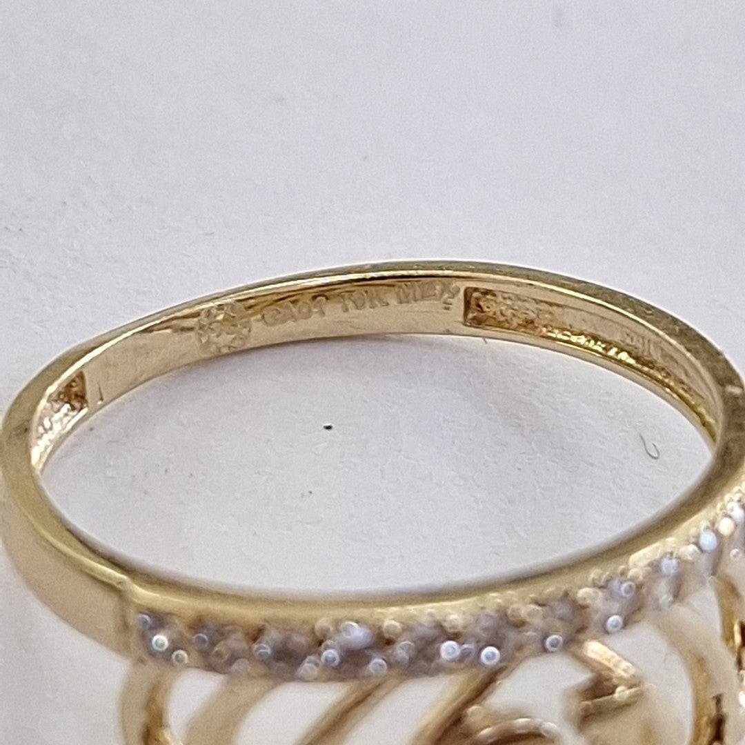 ANILLO ORO 10 K 1.5 GRMS (SEMINUEVO)