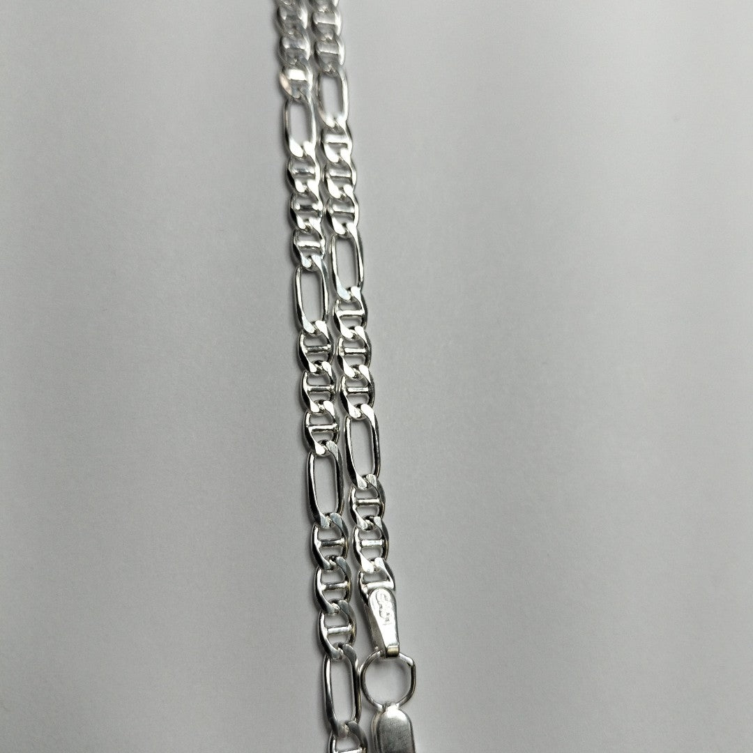 CADENA TEJIDO MARINERO PLATA .925 55 CM 7.8 GR (NUEVO)