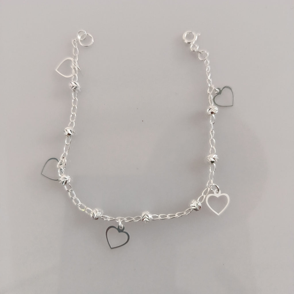 PULSERA TEJIDO ESPECIAL PLATA .925 18 CM 2.7 GR (NUEVO)