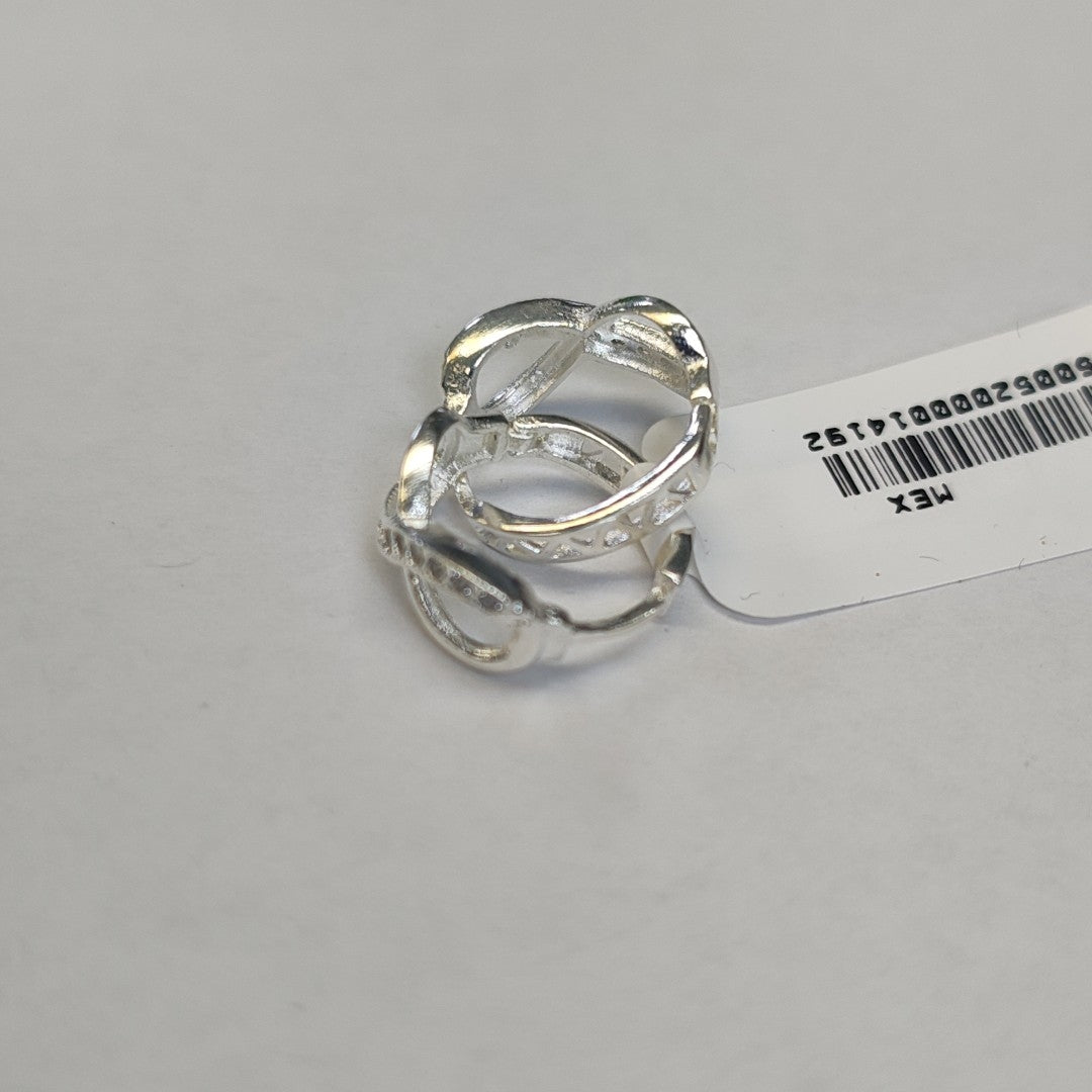 HUGGIES INFINITO CIRCONIAS PLATA .925 2.3 GR (NUEVO)