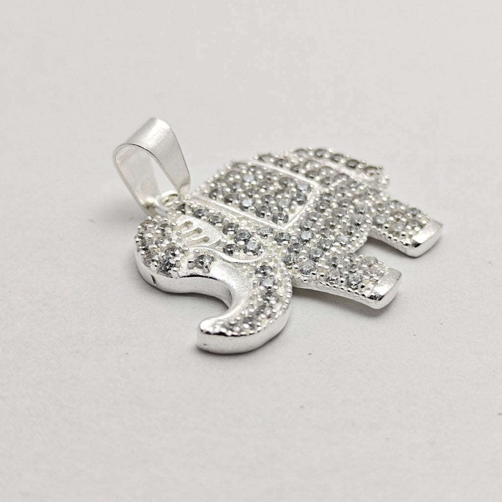 DIJE ELEFANTE C/CIRCONIAS PLATA .925 5.2 GR (NUEVO)