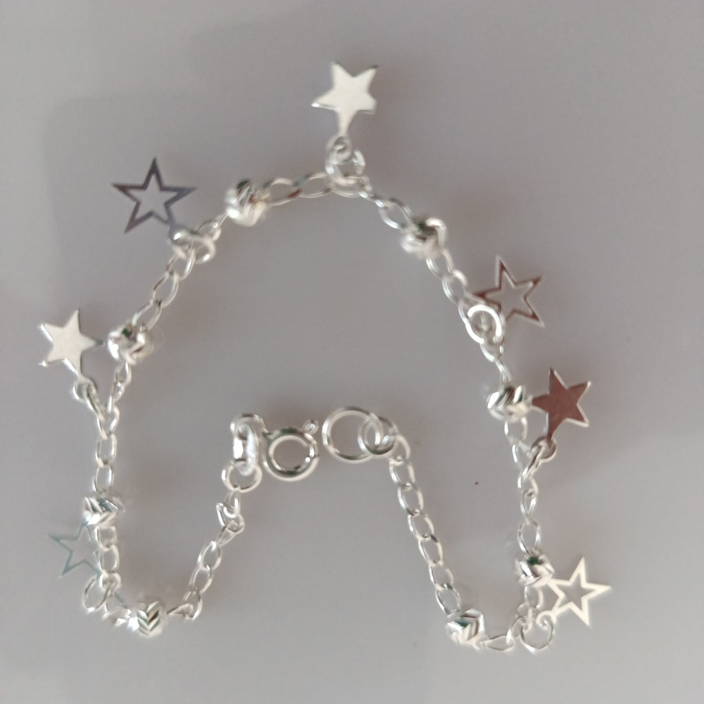 PULSERA TEJIDO ESPECIAL PLATA .925 18 CM 3 GR (NUEVO)