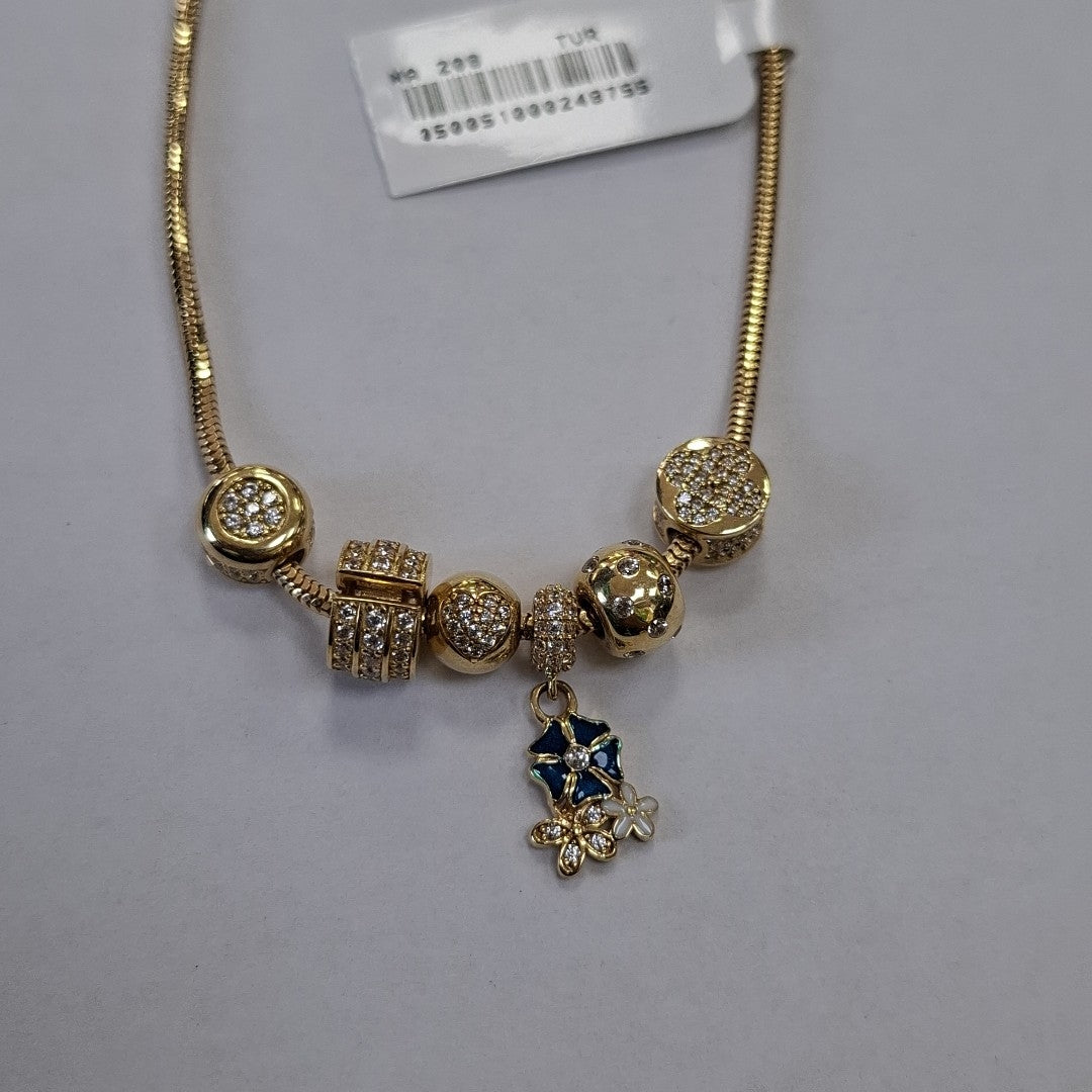 PULSERA CHARM ORO 14K 11.6 (NUEVO)