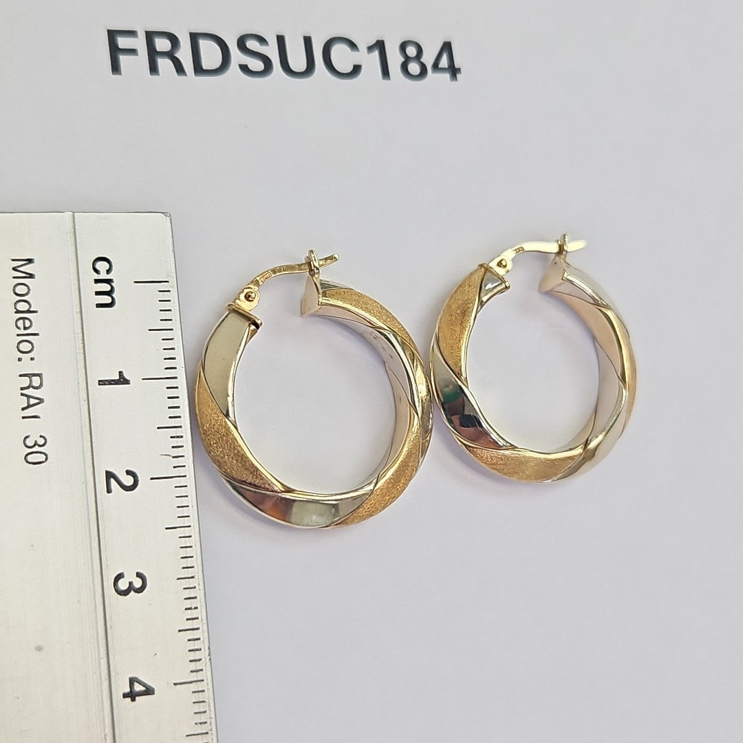 ARRACADAS PAR ORO 14 K 5.6 GRMS (SEMINUEVO)