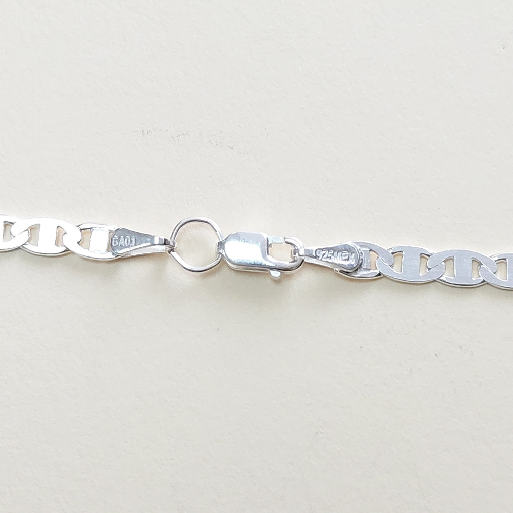 CADENA TEJIDO GUCHI PLATA .925 60 CM 9.8 GR (NUEVO)