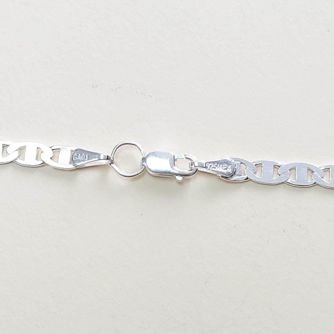 CADENA TEJIDO GUCHI PLATA .925 60 CM 9.8 GR (NUEVO)