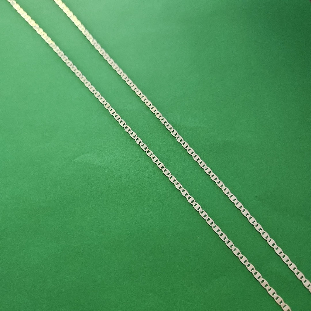 CADENA TEJIDO ESPEJO PLATA .925 60 CM 4.3 GR (NUEVO)