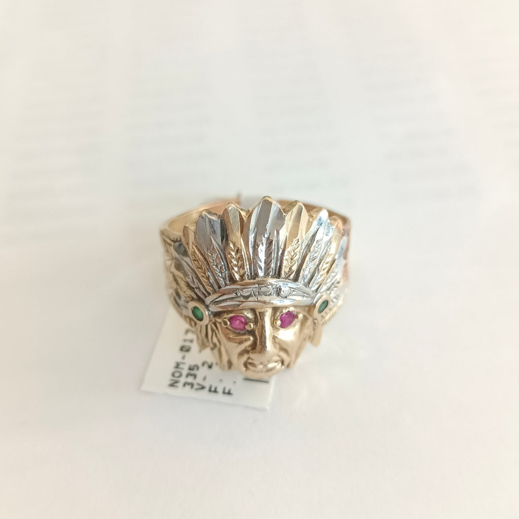 ANILLO ORO 14 K 7 GRMS (SEMINUEVO)