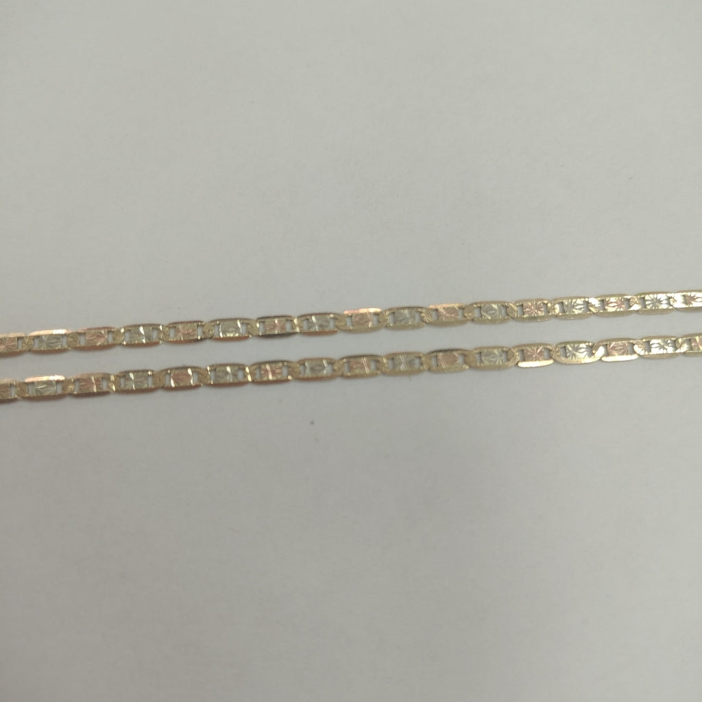 CADENA,DIJE ORO,ORO COMBINADO 14 K 5,30 GRMS (SEMINUEVO)