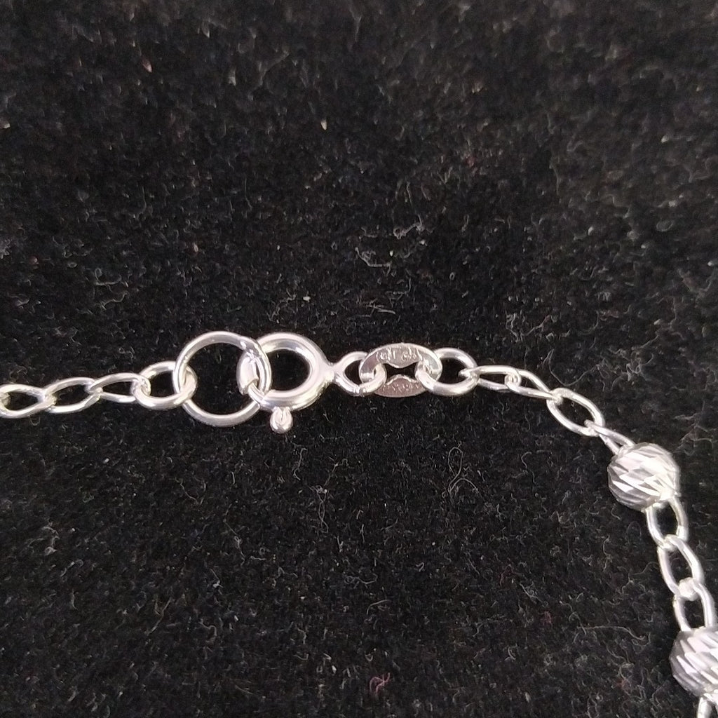 PULSERA TEJIDO ESPECIAL PLATA .925 18 CM 2.8 GR (NUEVO)