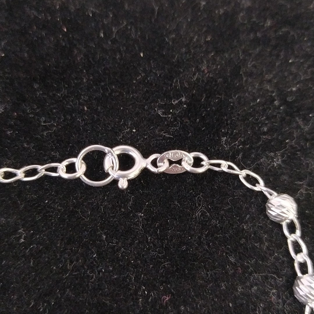 PULSERA TEJIDO ESPECIAL PLATA .925 18 CM 2.8 GR (NUEVO)