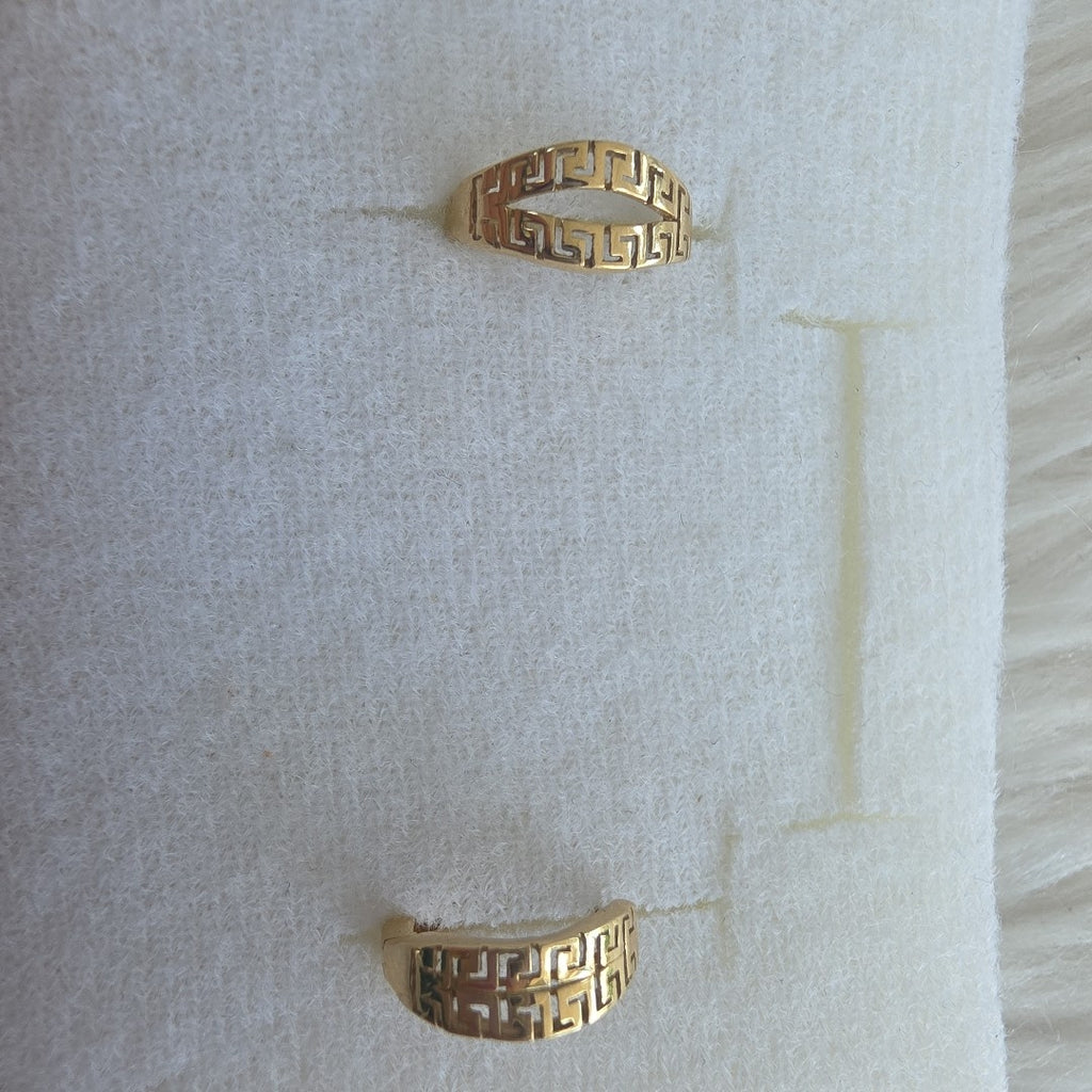 ARRACADAS PAR ORO 14 K 1.9 GRMS (SEMINUEVO)