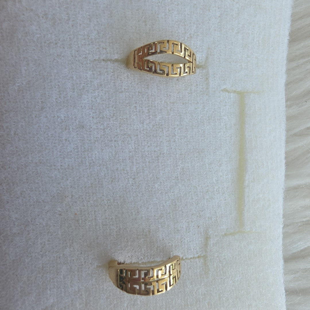ARRACADAS PAR ORO 14 K 1.9 GRMS (SEMINUEVO)