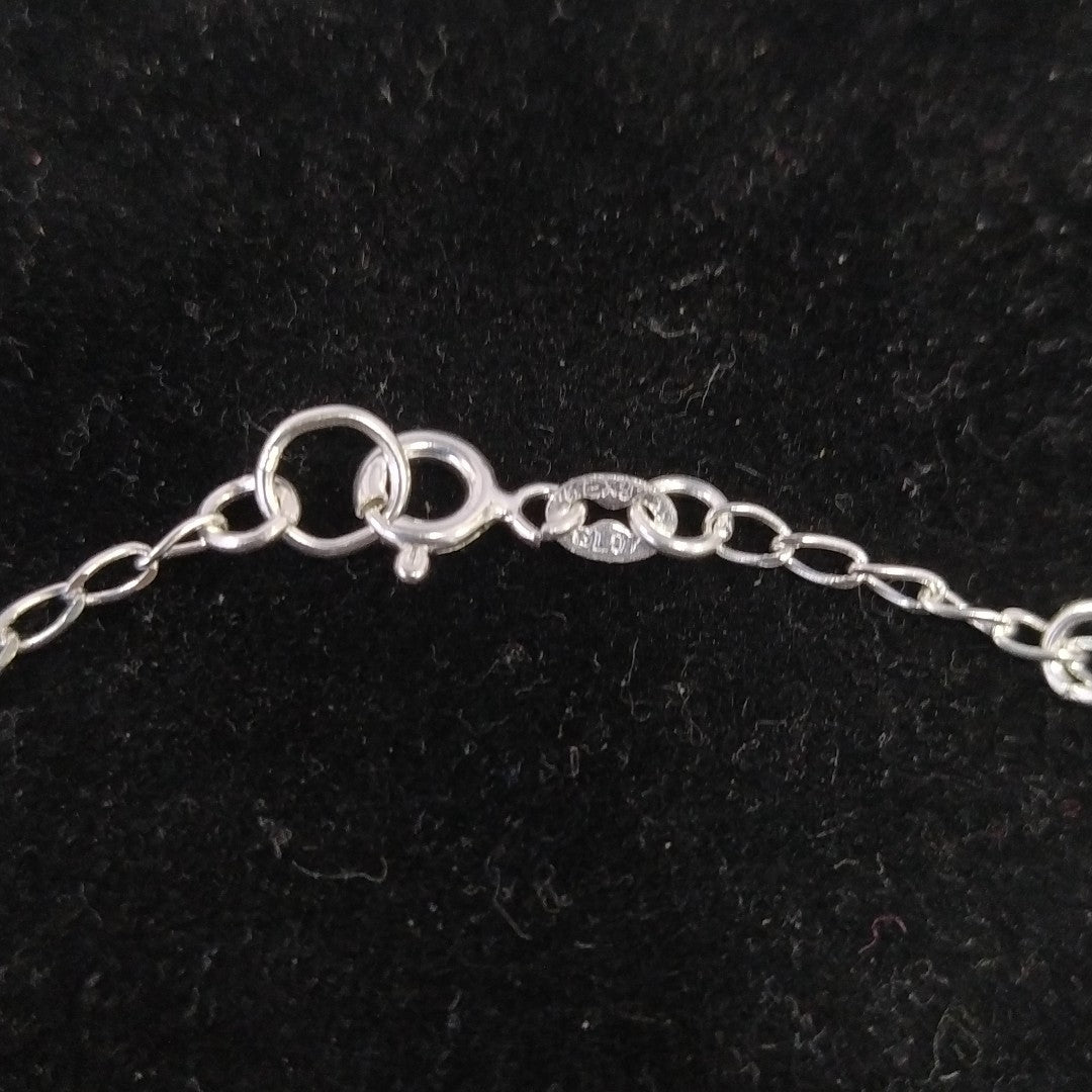 PULSERA TEJIDO ESPECIAL PLATA .925 18 CM 2.7 GR (NUEVO)