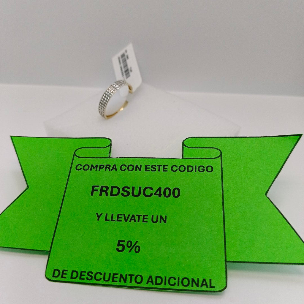 ANILLOS DAMA ORO 10K 1.5 (NUEVO)