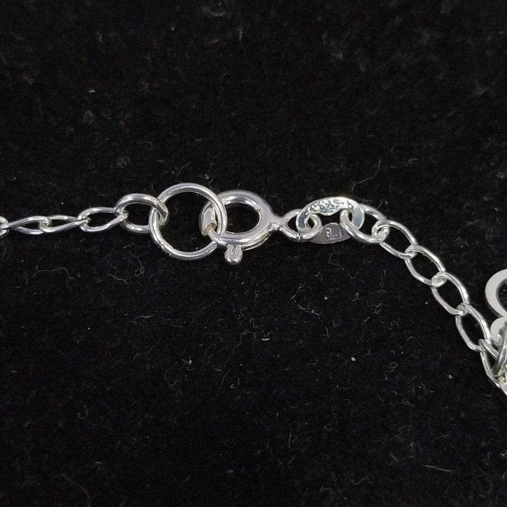 PULSERA TEJIDO ESPECIAL PLATA .925 18 CM 2.7 GR (NUEVO)