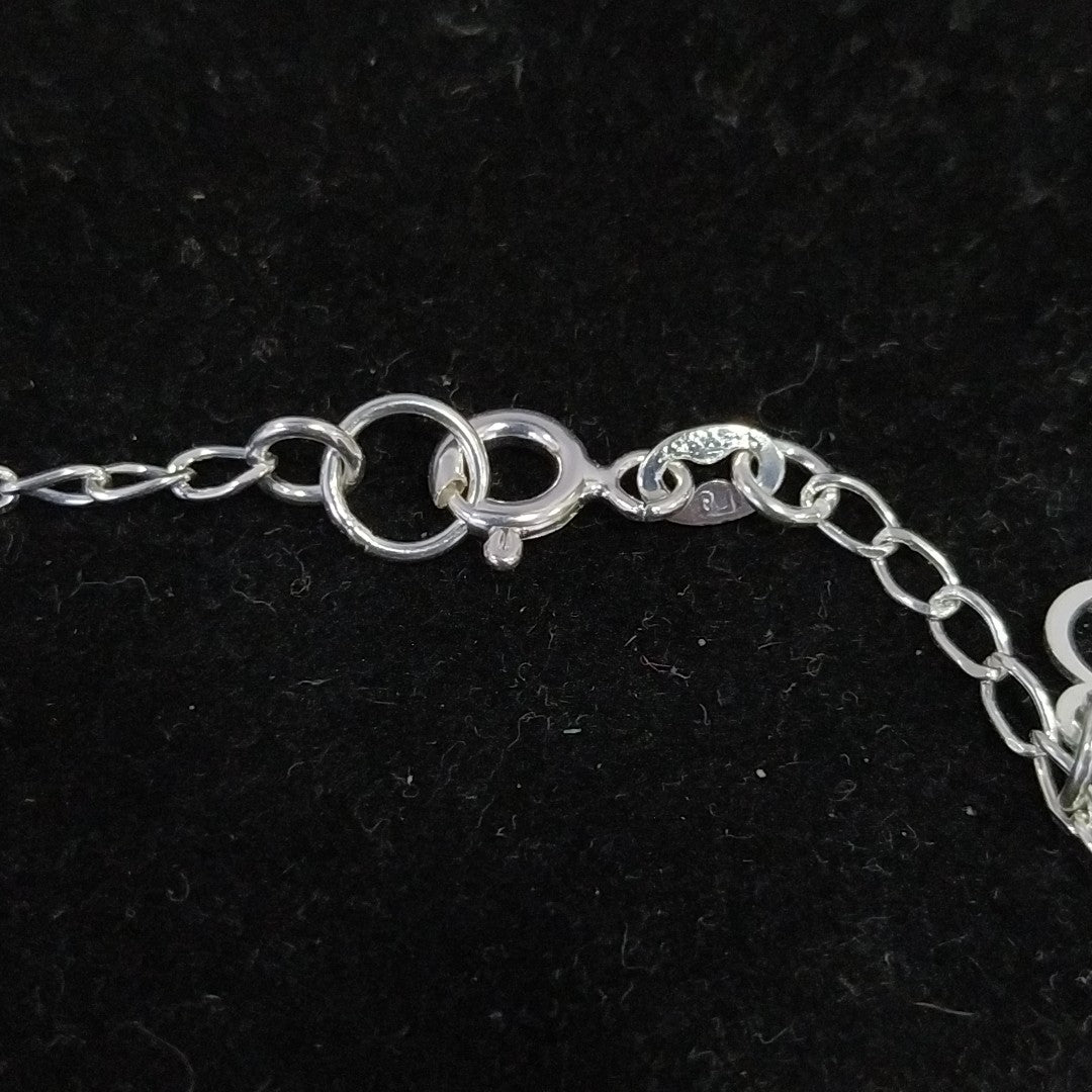 PULSERA TEJIDO ESPECIAL PLATA .925 18 CM 2.7 GR (NUEVO)