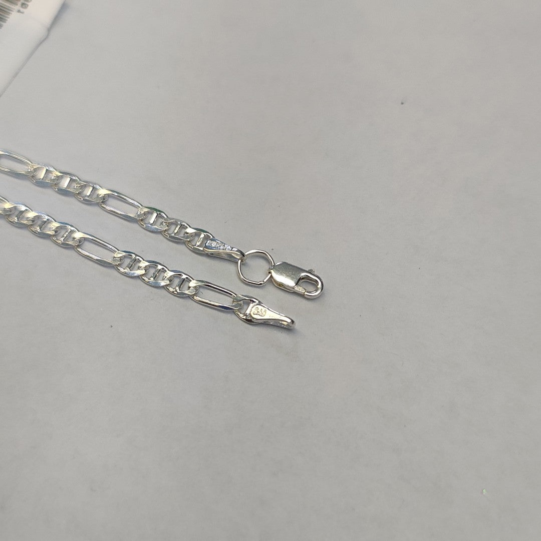 PULSERA TEJIDO 3X1 PLATA .925 16 CM 3 GR (NUEVO)