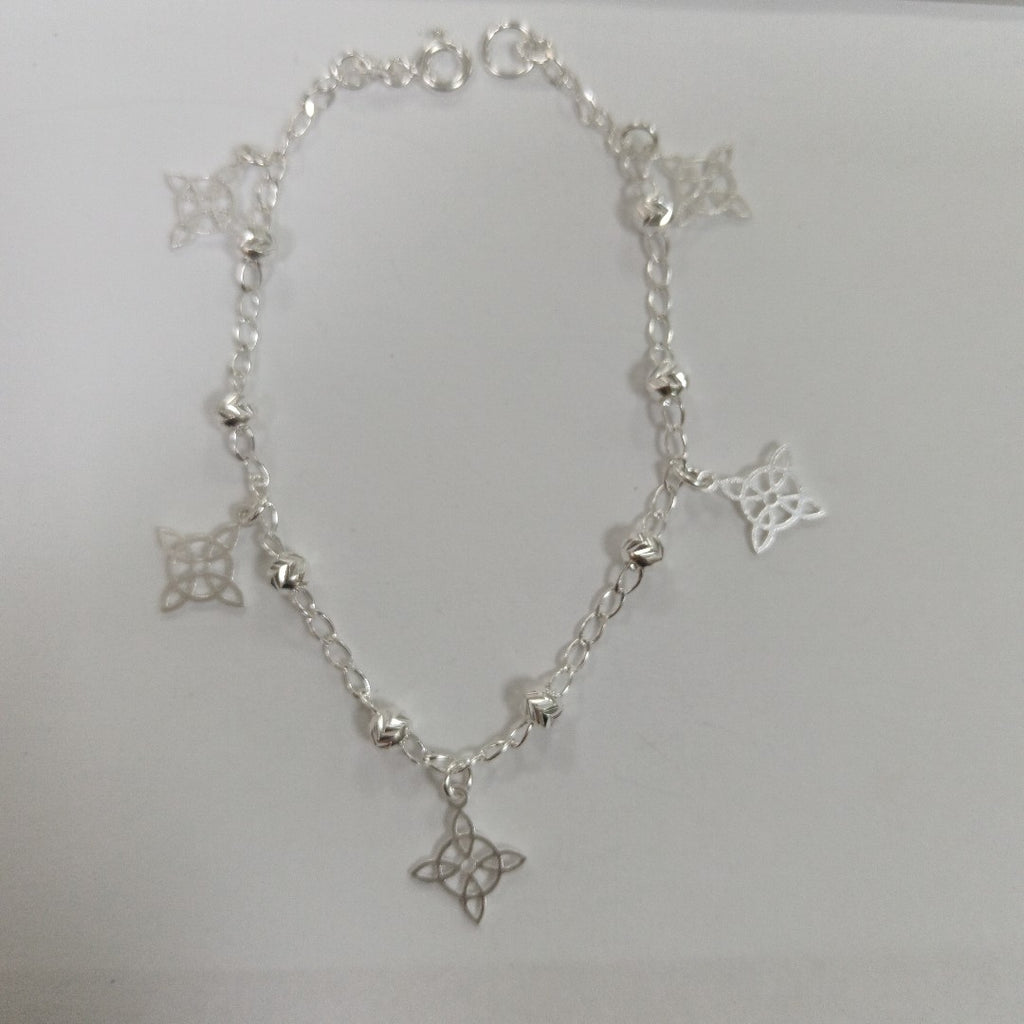 PULSERA TEJIDO ESPECIAL PLATA .925 18 CM 3.1 GR (NUEVO)