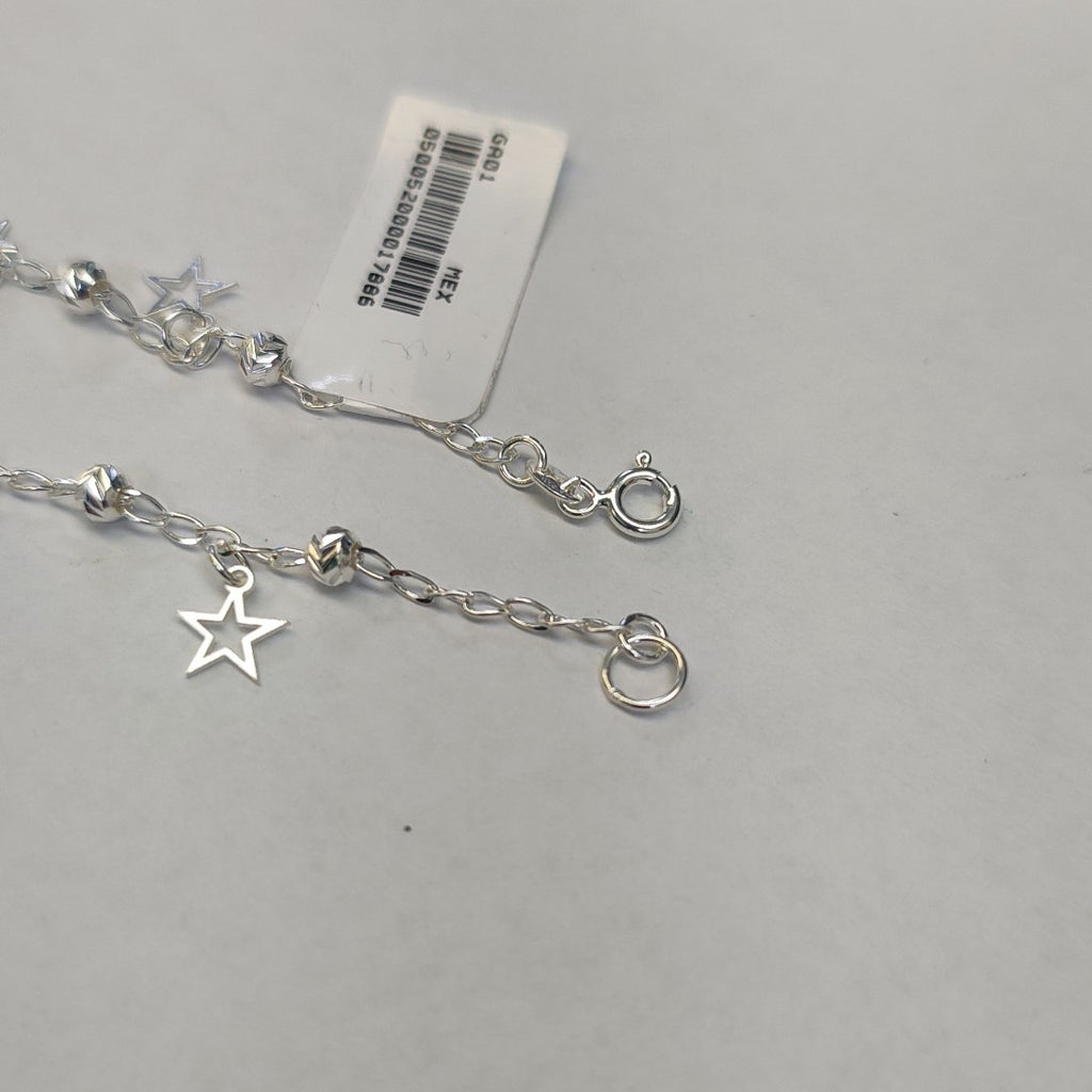 PULSERA TEJIDO ESPECIAL PLATA .925 18 CM 3.1 GR (NUEVO)