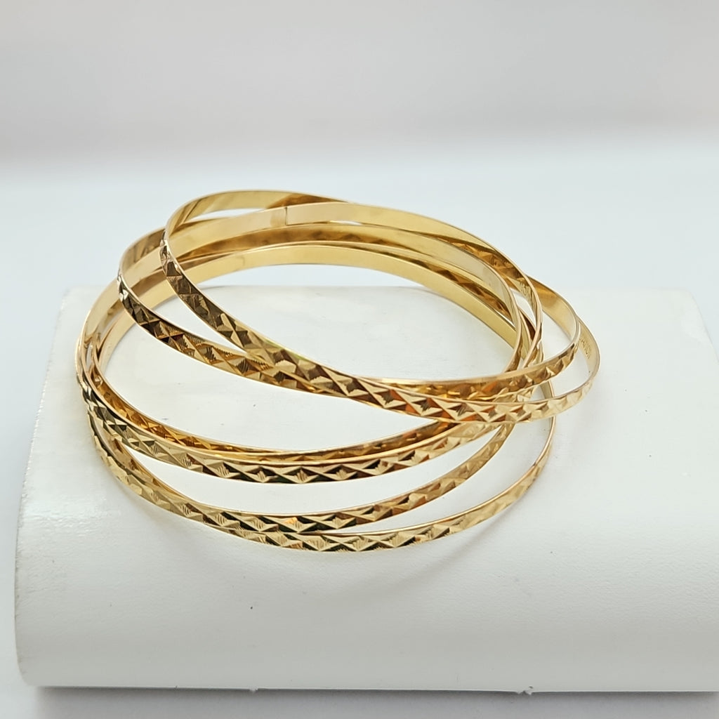 SEMANARIO DE PULSERAS ORO 14 K 33.3 GRMS (SEMINUEVO)