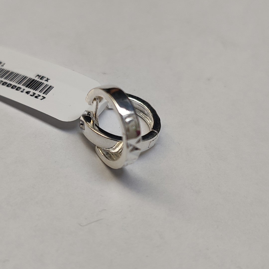 ARRACADAS LABRADAS PLATA .925 3.3 GR (NUEVO)