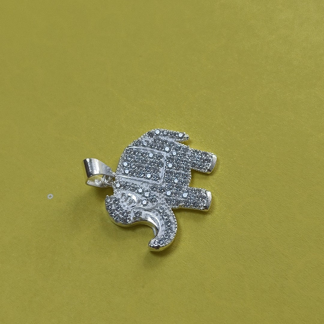 DIJE ELEFANTE C/CIRCONIAS PLATA .925 5.5 GR (NUEVO)