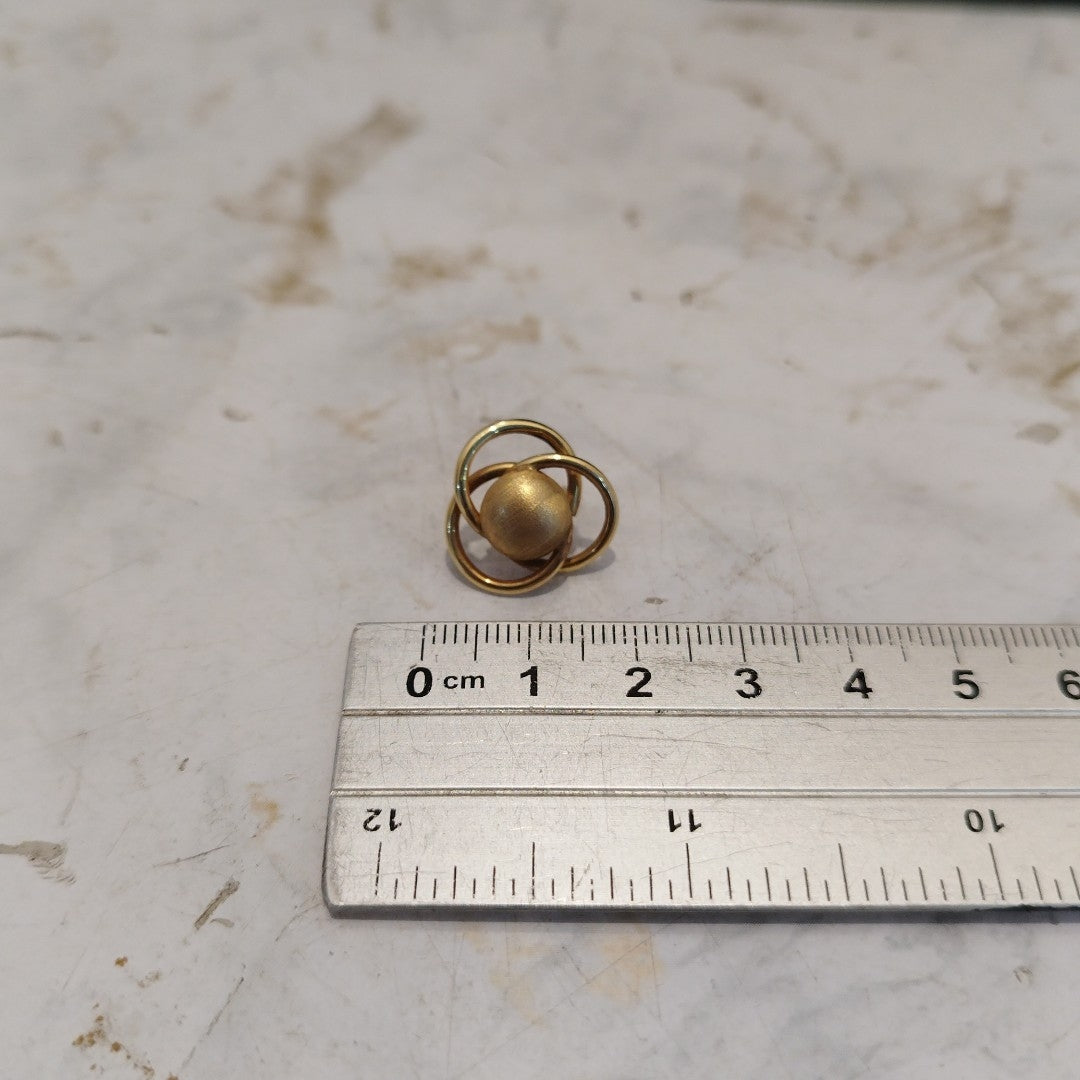 ARETES PAR ORO 14 K 2 GRMS (SEMINUEVO)