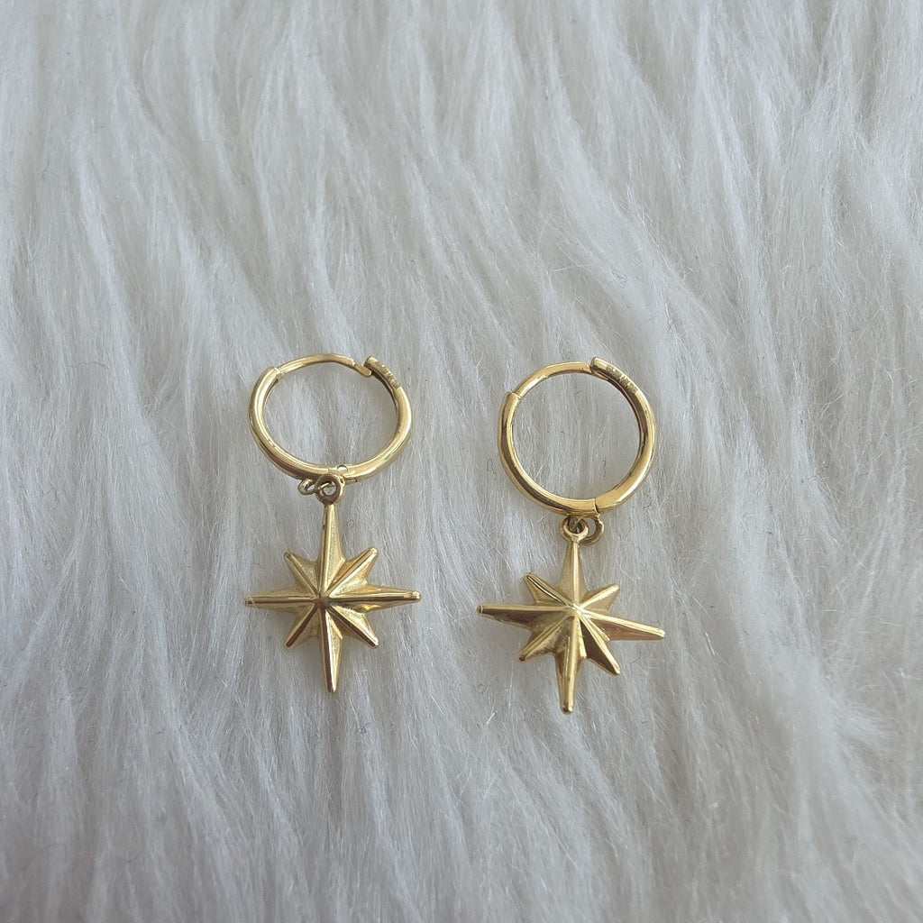 ARRACADAS PAR ORO 14 K 1.4 GRMS (SEMINUEVO)