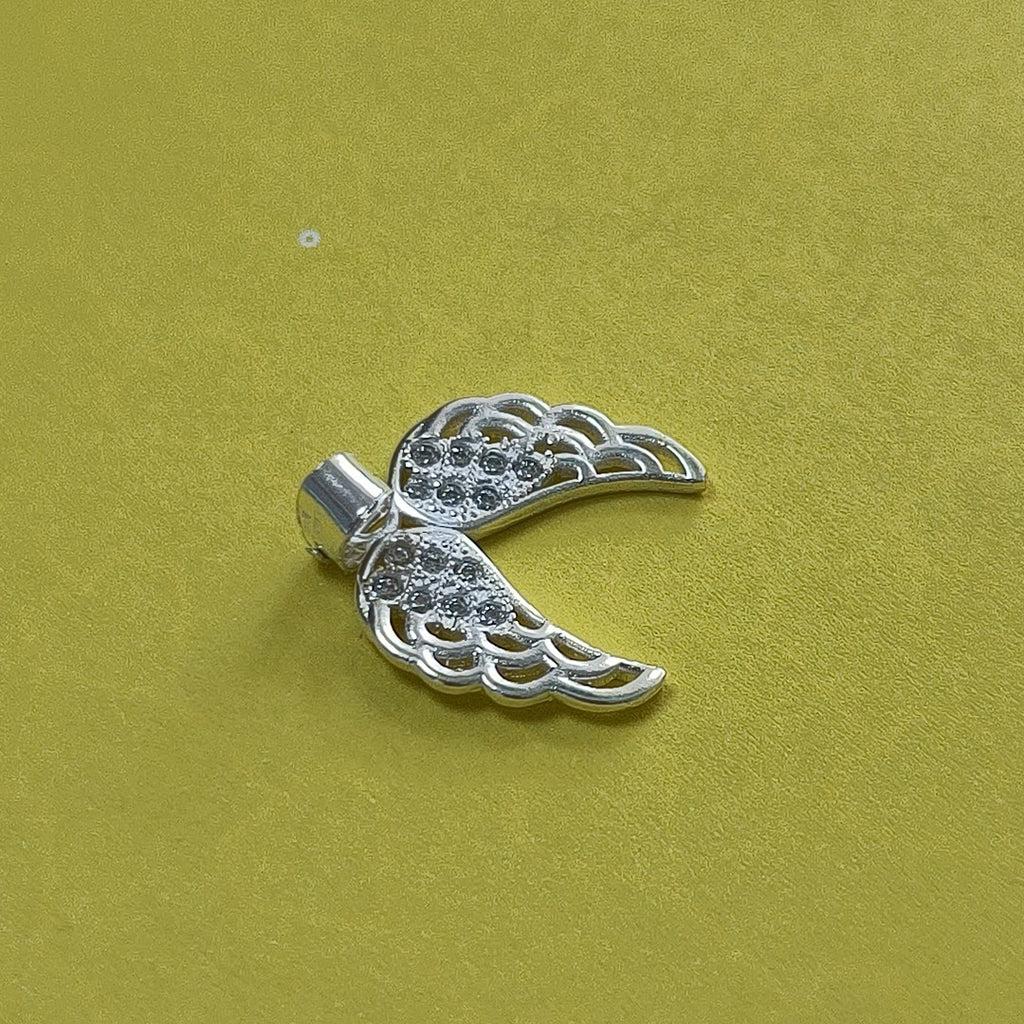DIJE ALAS C/CIRCONIAS PLATA .925 2.2 GR (NUEVO)