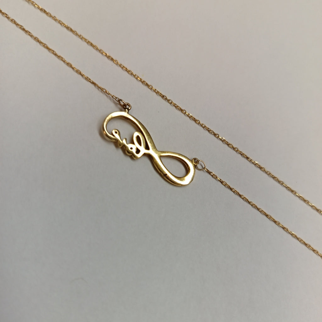 DIJE, GARGANTILLA ORO 14 K 2.2 GRMS (SEMINUEVO)
