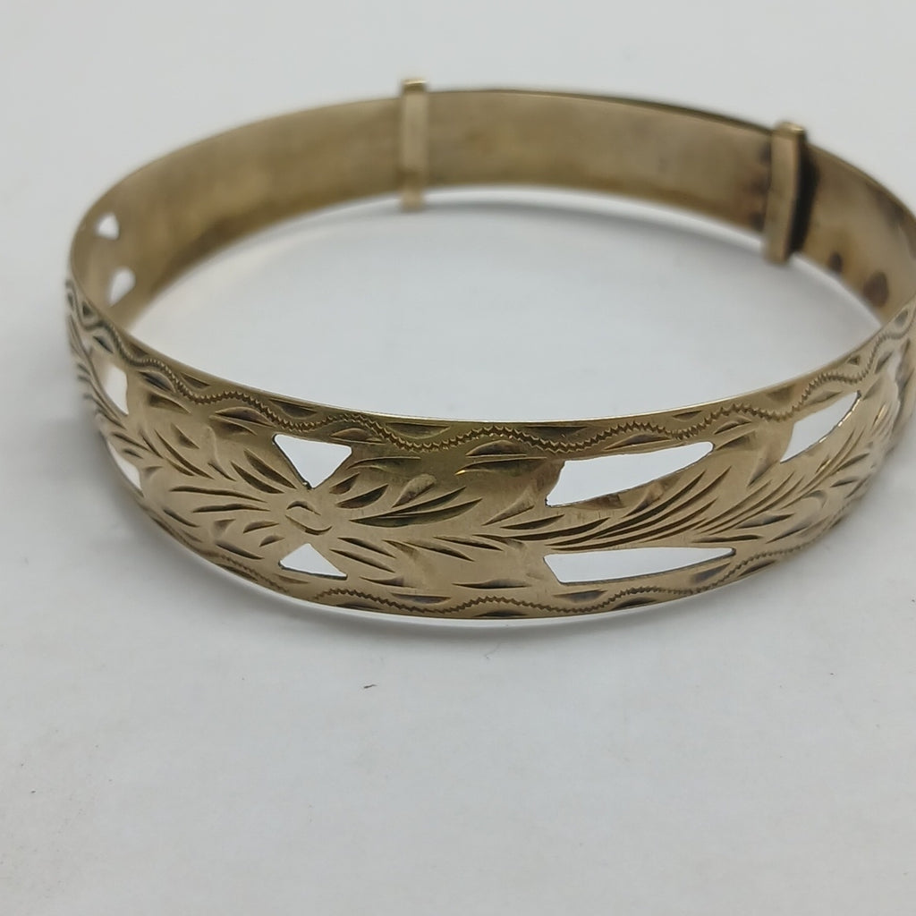 PULSERA RIGIDA ORO 10 K 8,90 GRMS (SEMINUEVO)