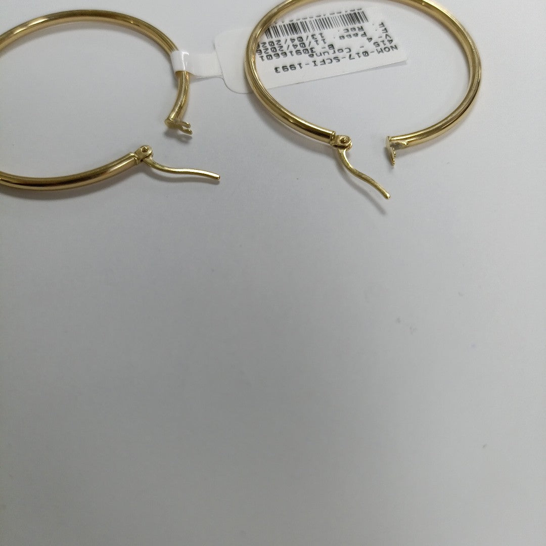 ARRACADAS PAR ORO 14 K 2 GRMS (SEMINUEVO)