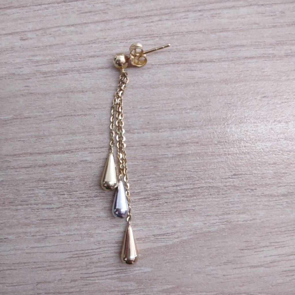 ARETES PAR ORO 14 K 2 GRMS (SEMINUEVO)