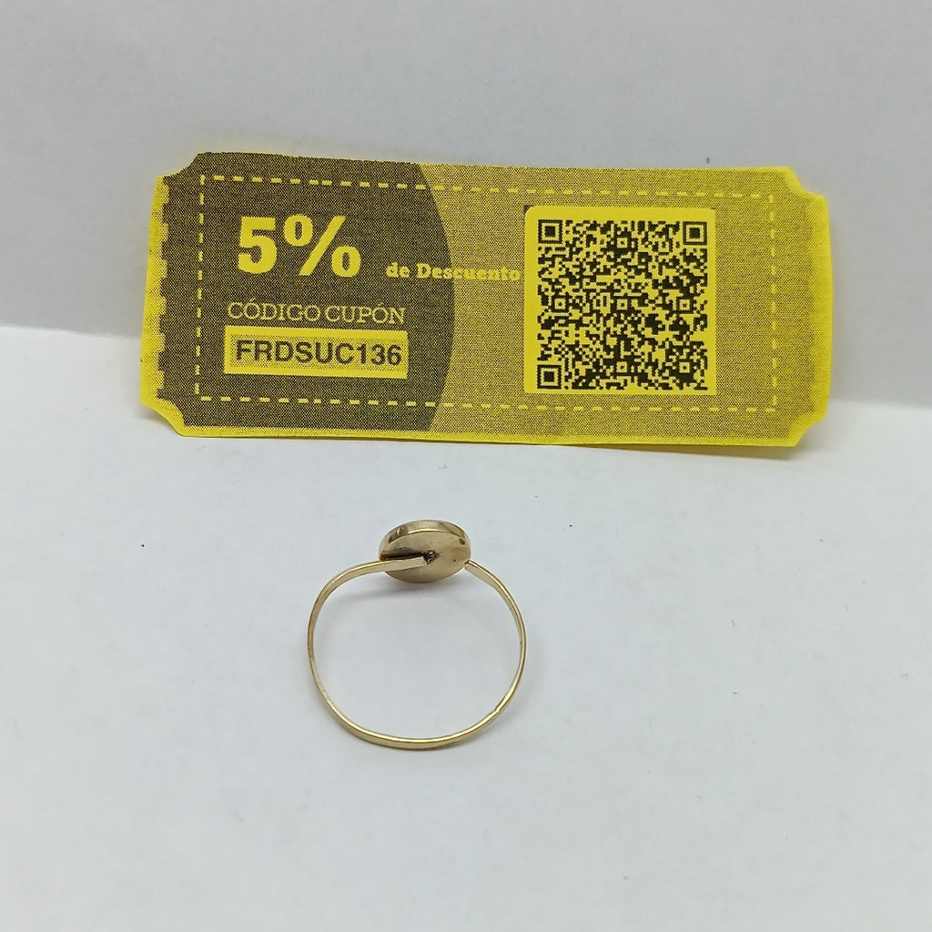 ANILLITO ORO 14 K 1.2 GRMS (SEMINUEVO)