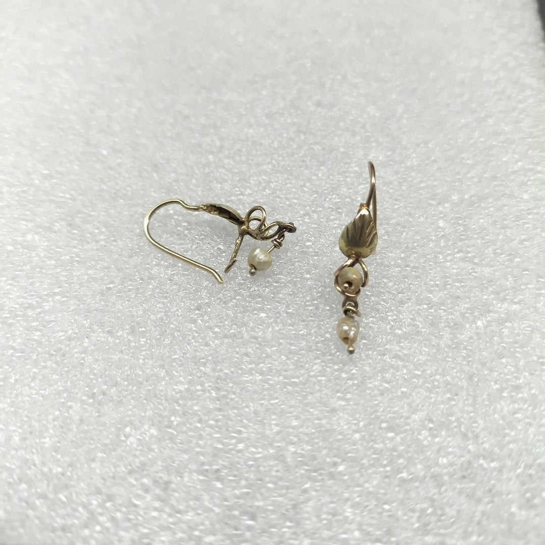 ARETES PAR ORO 8 K 1.3 GRMS (SEMINUEVO)