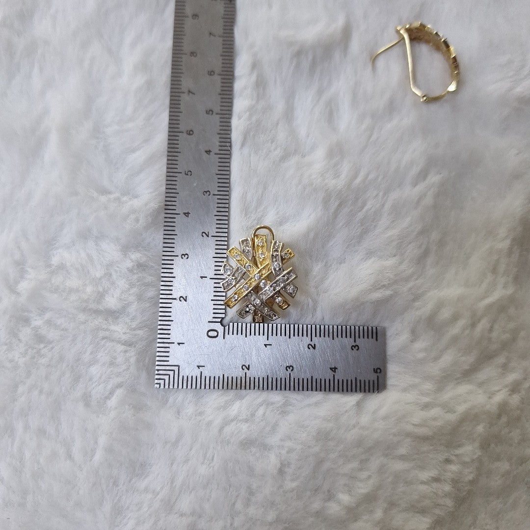 ARETES PAR ORO 10 K 6 GRMS (SEMINUEVO)