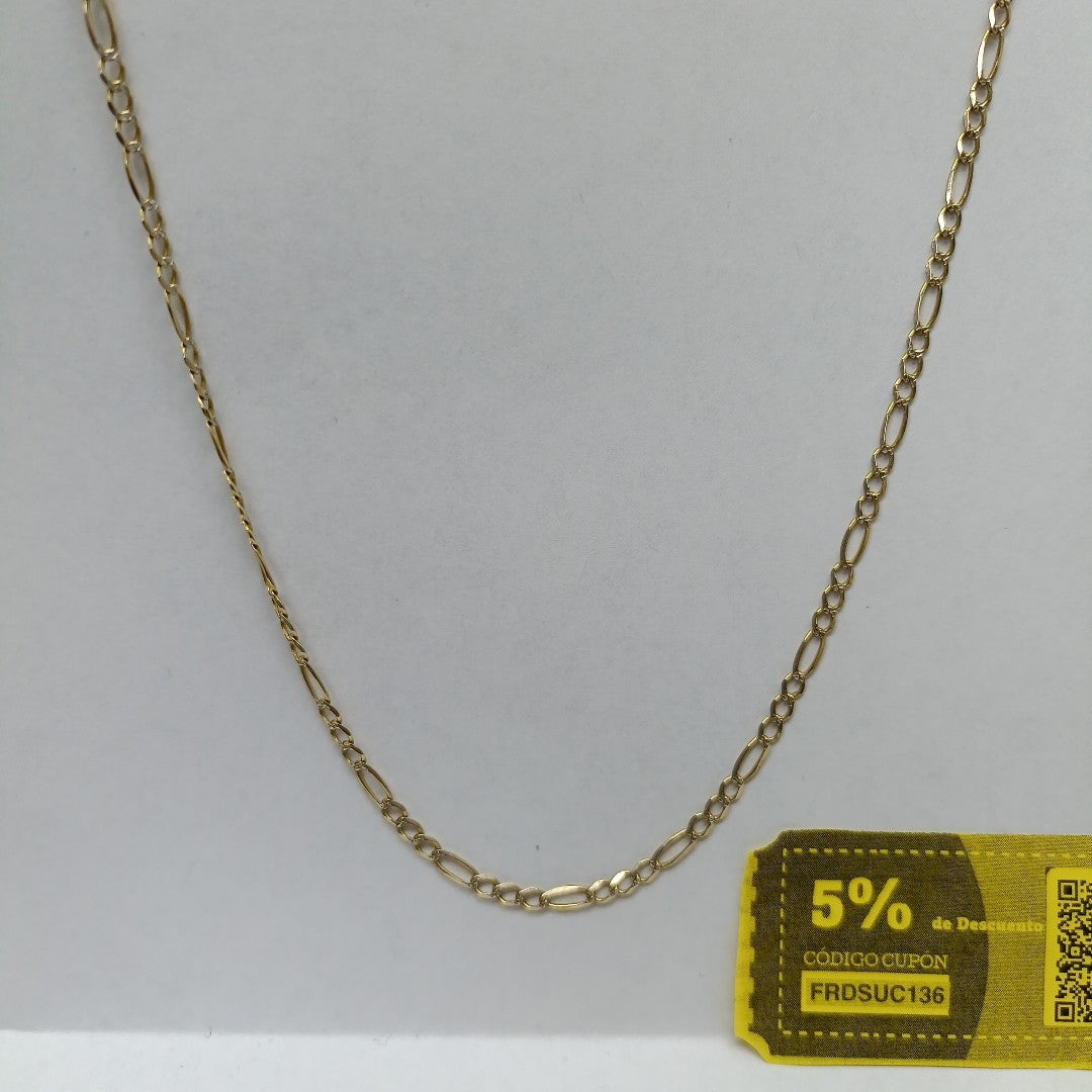 CADENA ORO, RODIADO 14 K 5.1 GRMS (SEMINUEVO)