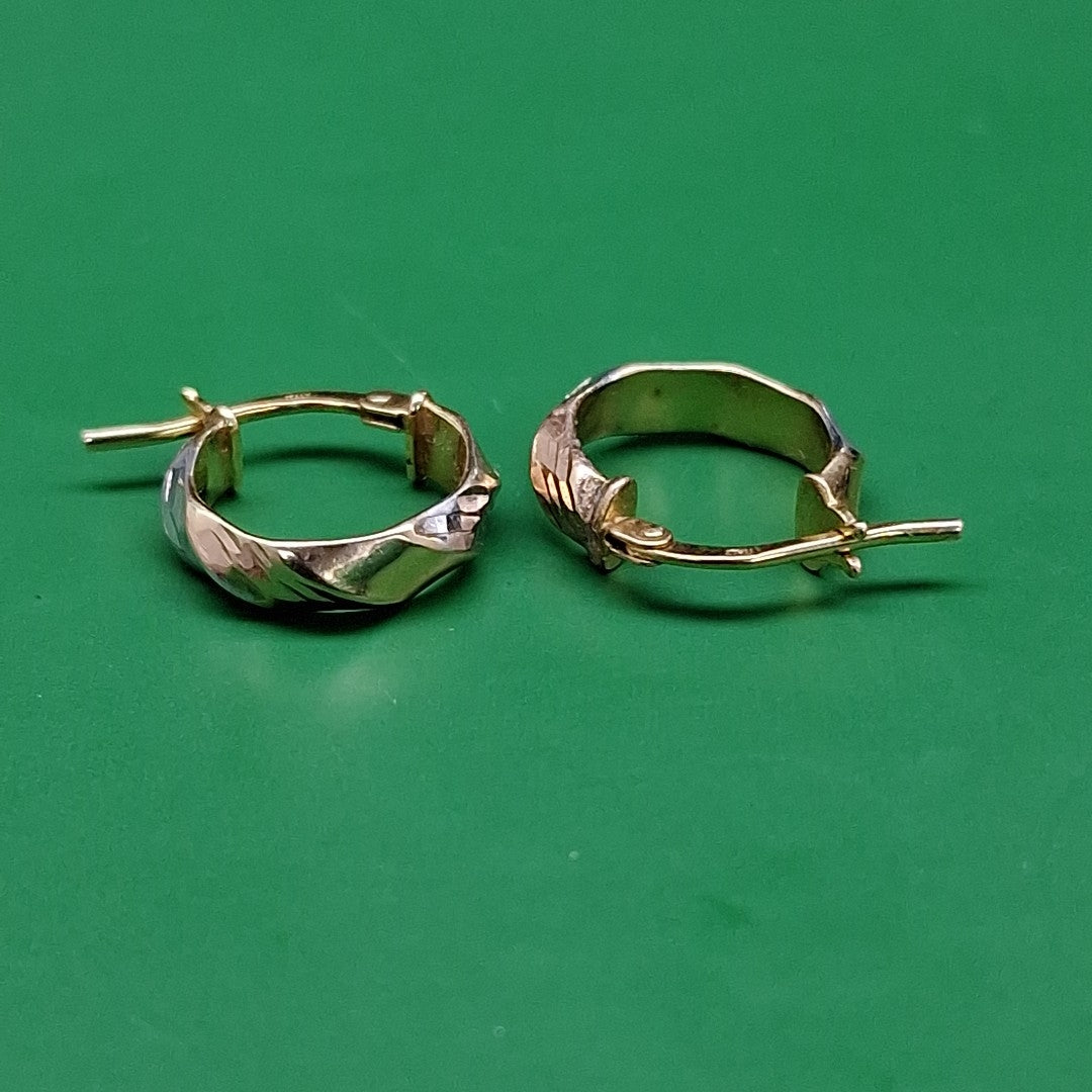 ARRACADAS PAR ORO 14 K 1.3 GRMS (SEMINUEVO)