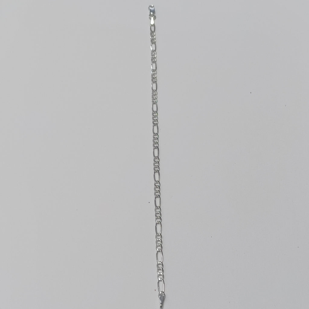 PULSERA TEJIDO 3X1 PLATA .925 18 CM 2.7 GR (NUEVO)