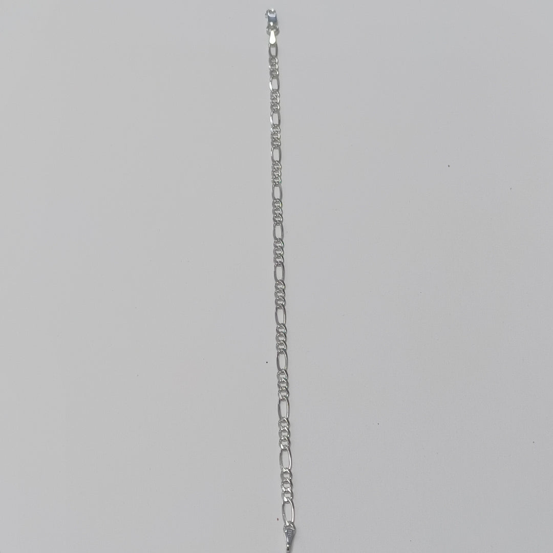 PULSERA TEJIDO 3X1 PLATA .925 18 CM 2.7 GR (NUEVO)
