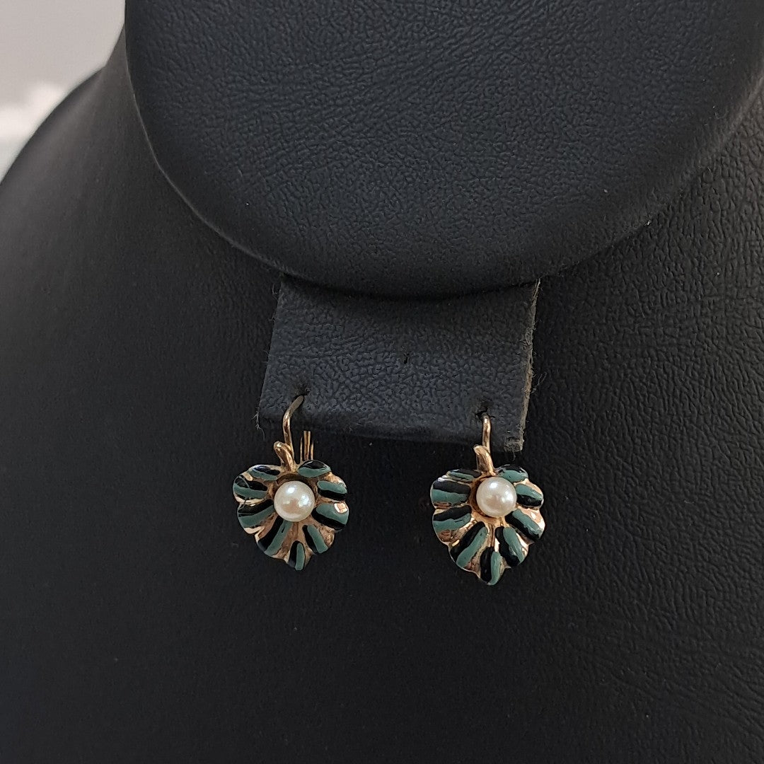 ARETES PAR ORO 8 K 1,20 GRMS (SEMINUEVO)
