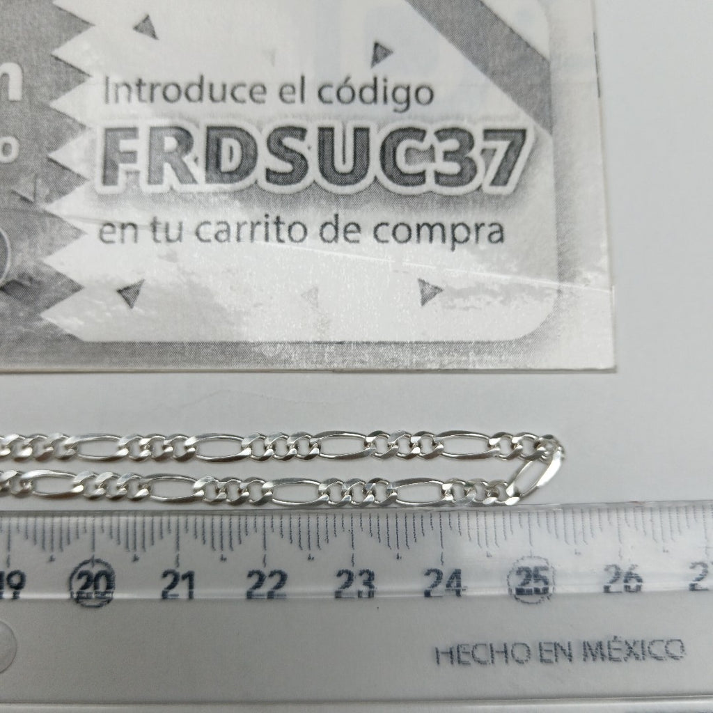 CADENA TEJIDO 3X1 PLATA .925 50 CM 7 GR (NUEVO)