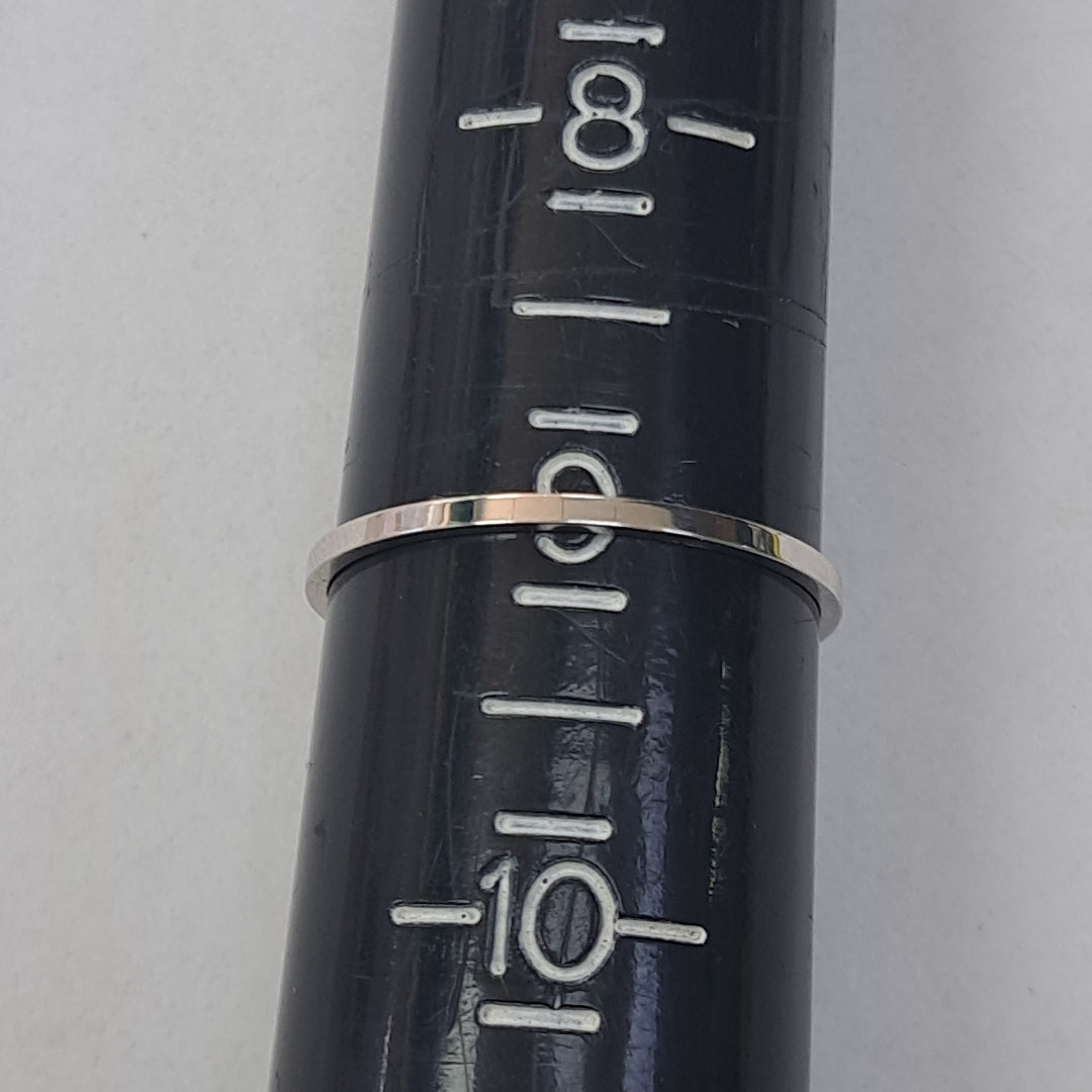 ANILLO ORO BLANCO 18 K 1,00 GRMS (SEMINUEVO)