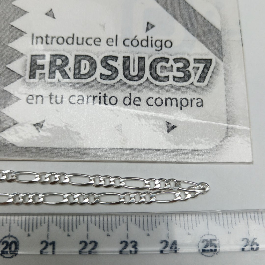 CADENA TEJIDO 3X1 PLATA .925 50 CM 6.9 GR (NUEVO)