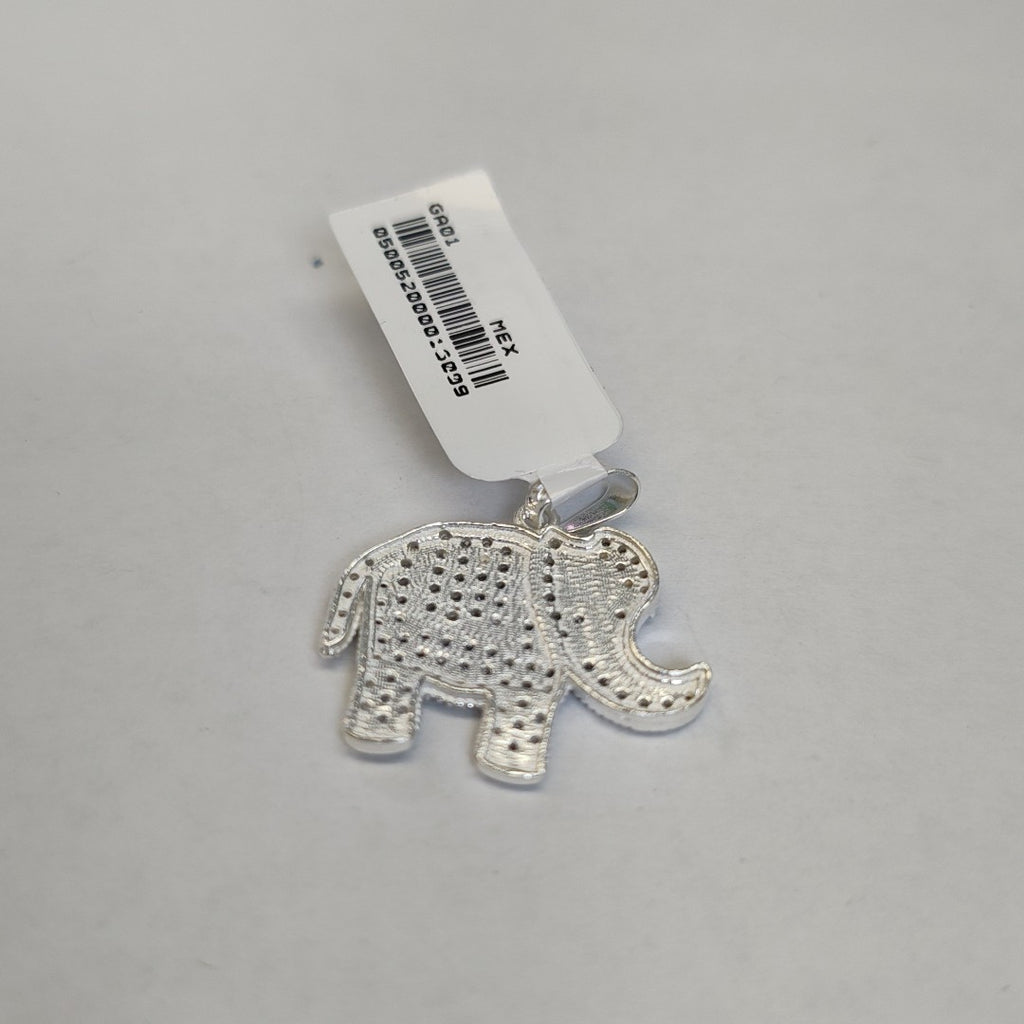 DIJE ELEFANTE C/CIRCONIAS PLATA .925 5.4 GR (NUEVO)