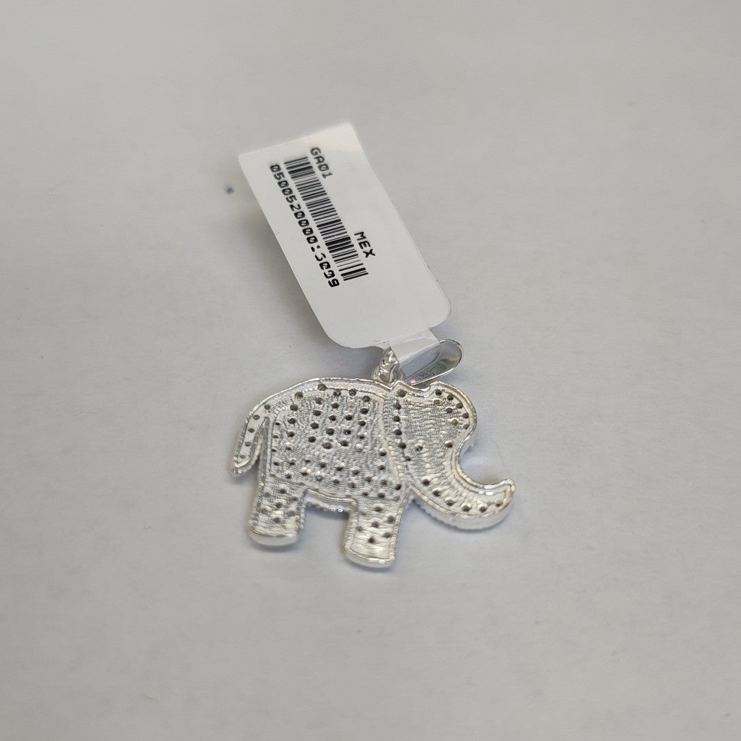 DIJE ELEFANTE C/CIRCONIAS PLATA .925 5.4 GR (NUEVO)
