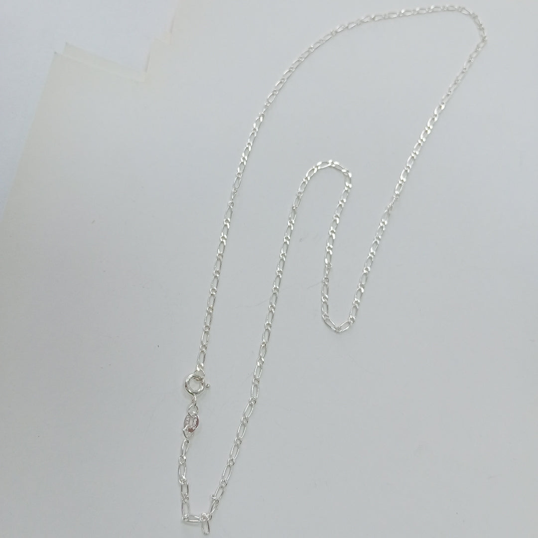 CADENA TEJIDO 1X1 PLATA .925 55 CM 3.2 GR (NUEVO)