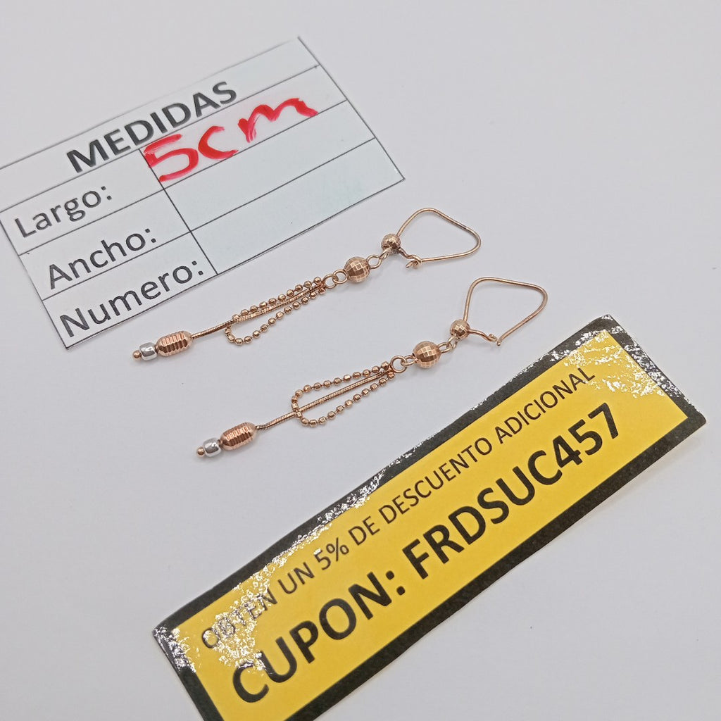 ARETES PAR ORO 10 K 1,80 GRMS (SEMINUEVO)